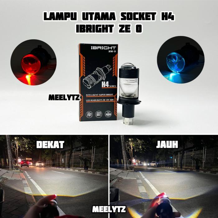 I BRIGHT ZE0 - Lampu Utama H4 LED