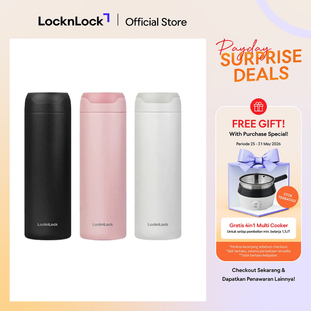 Jual LocknLock Dandy Tumbler Screw 500ml - LHC4281 | Shopee Indonesia