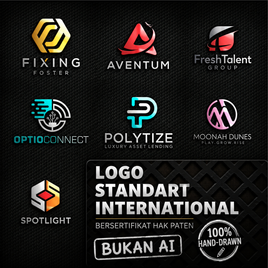 Jasa Logo Premium untuk Bisnis Naik Kelas | Original & Profesional