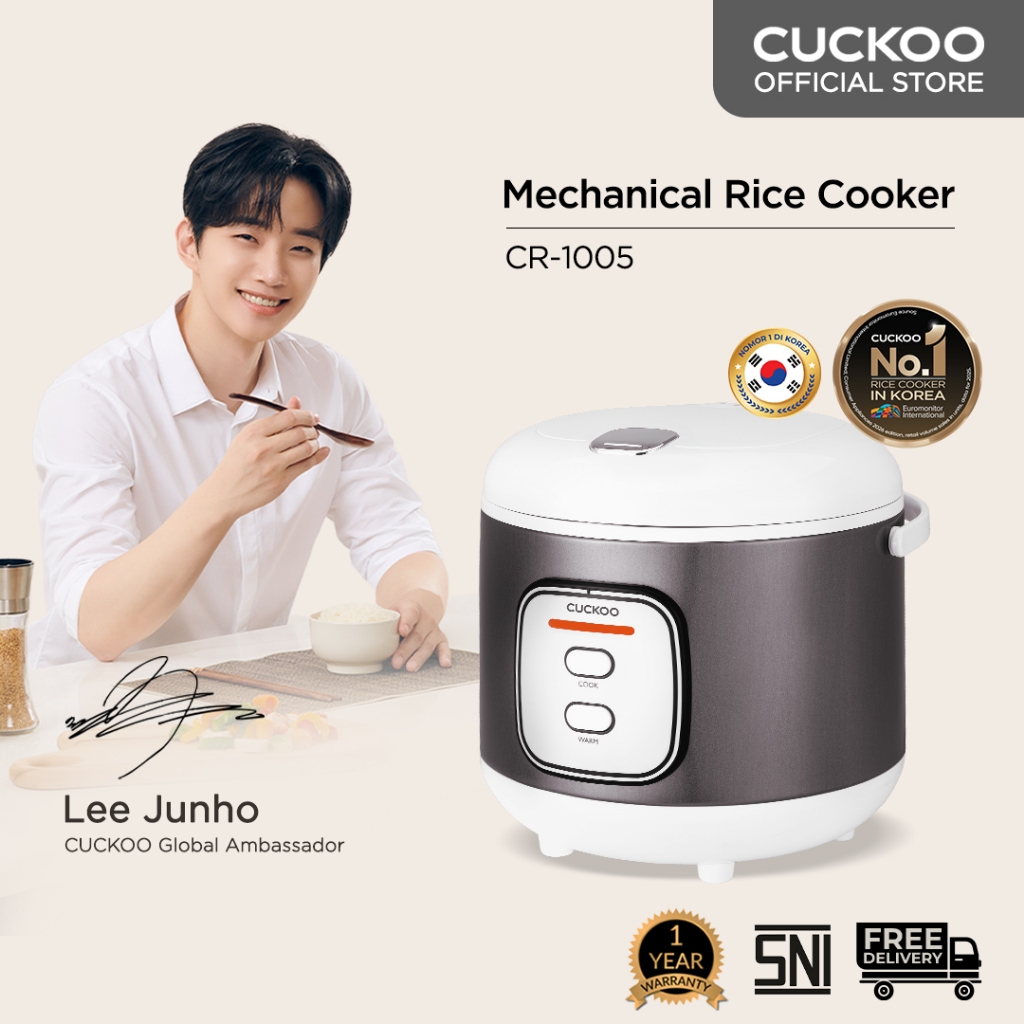 Jual CUCKOO Low Watt Mechanical Rice Cooker 1.8 L CR-1005 Magic Com ...