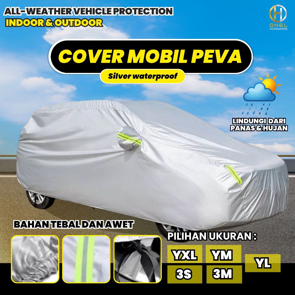 Sarung Mobil Anti UV Waterproof Cover Penutup Body Mobil PEVA PREMIUM Anti Debu