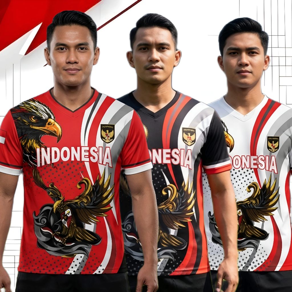 Kaos Jersey 17 Agustus 2026 HUT RI/Kaos Kemerdekaan 17 Agustus 2026 Dewasa/Kaos Jersey Merah Putih Kemerdekaan/Kaos Jersey Kemerdekaan Bahan Dryfit Dewasa/Kaos Kemerdekaan 17 Agustus Pria Wanita Dewasa