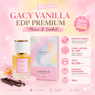 Parfum Vanilla Tahan Lama 30ml - Lavena Gacy Vanilla EDP Premium Sweet Gourmand Unisex BPOM