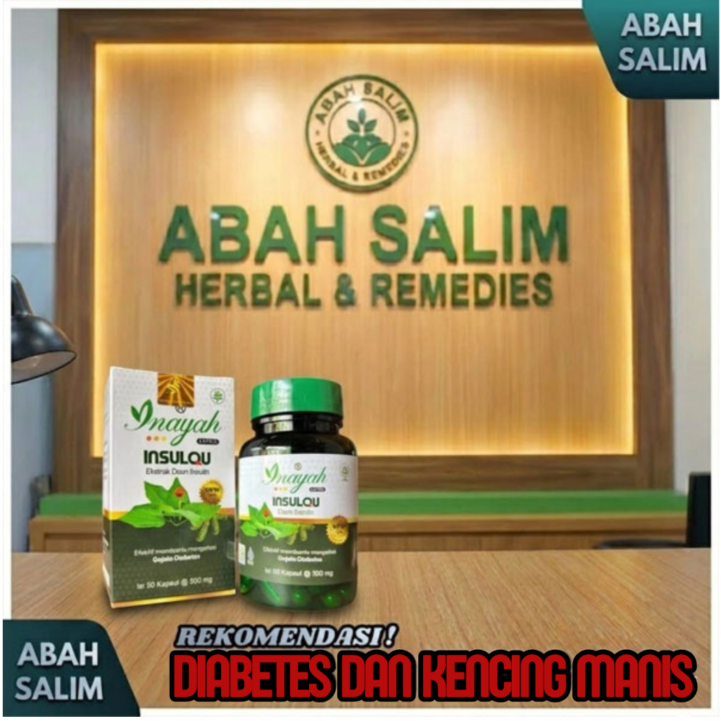 Obt Diabetes Kencing Manis Kapsul Herbal Daun Insulin Yakon Inayah