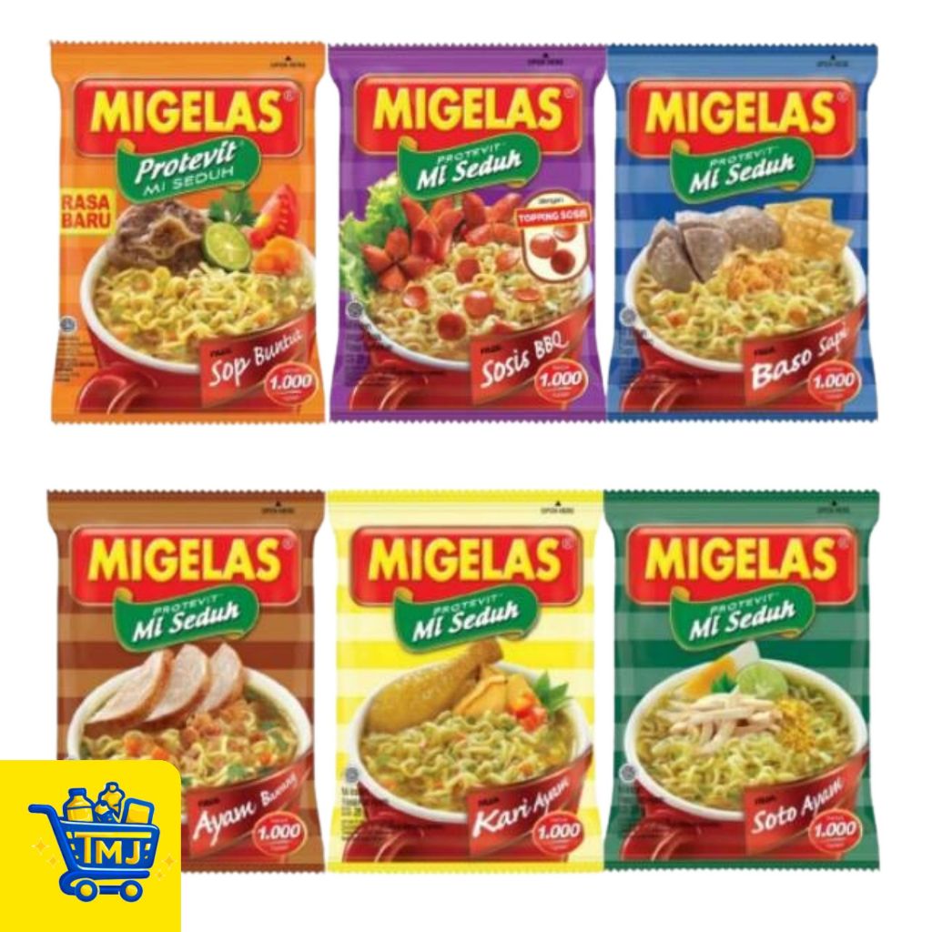 Jual MIGELAS MIE INSTANT RENTENG (isi 10's) | Shopee Indonesia