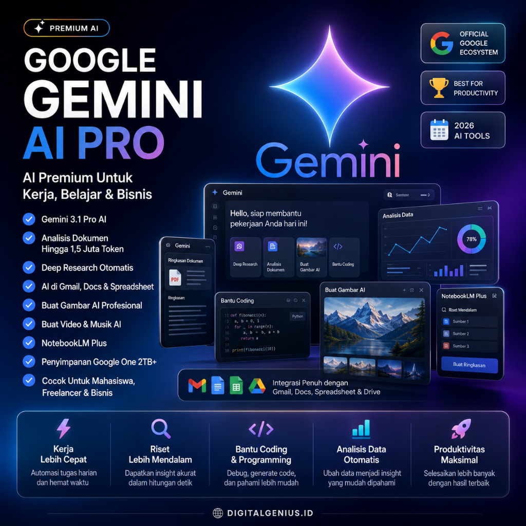 GEMINI AI PRO PREMIUM v.3.1 2026 NEW