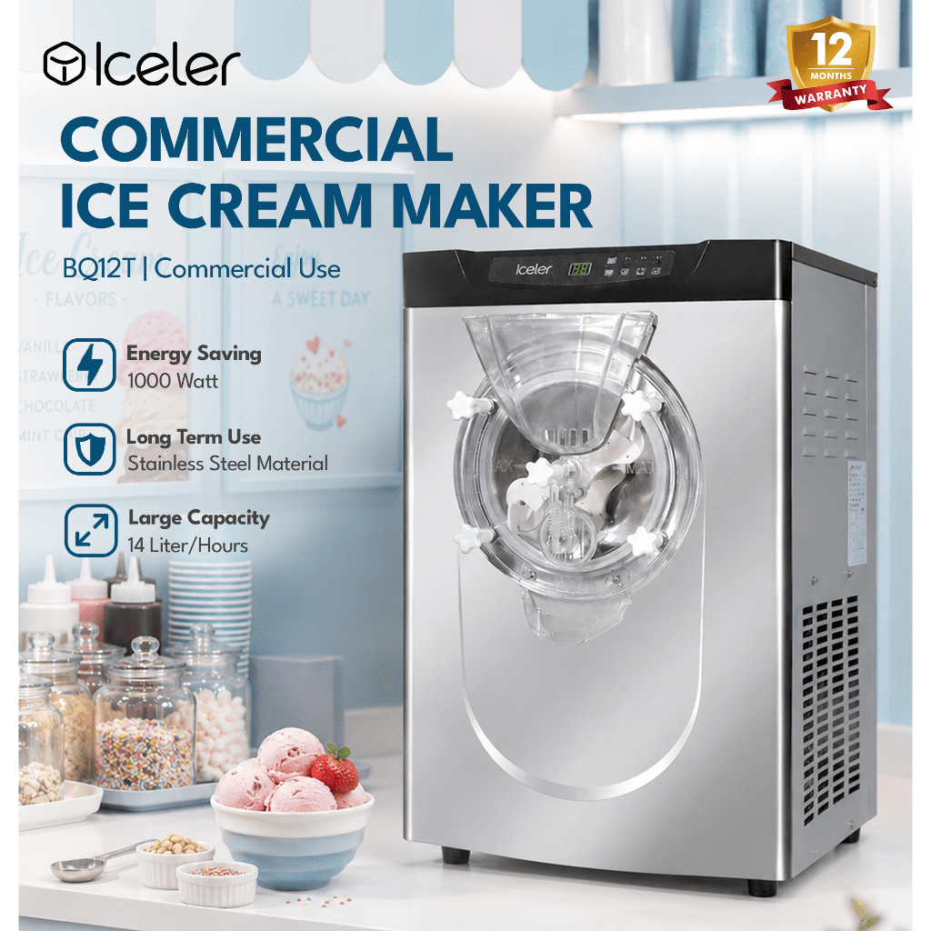 Jual Iceler Mesin Es Krim Hard Ice Cream Maker | Shopee Indonesia