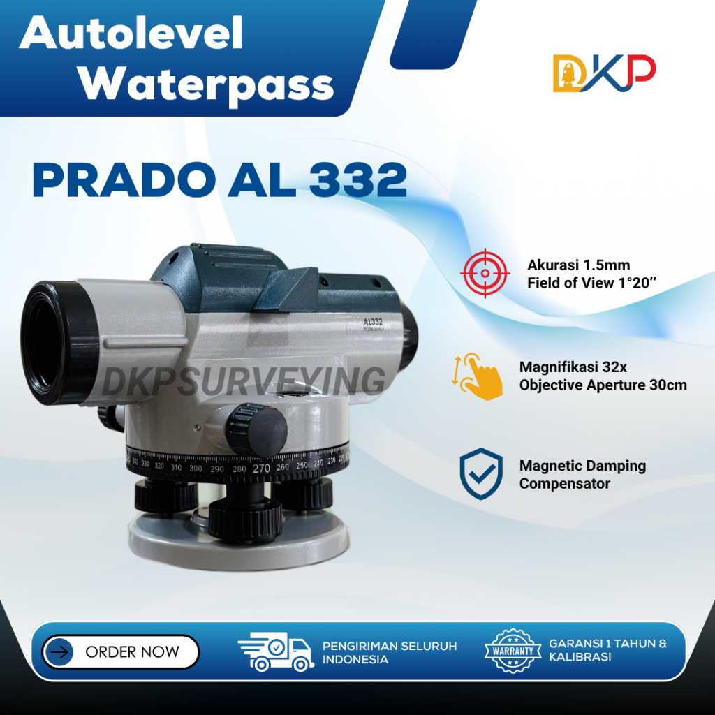 Jual Waterpass PRADO AL332 / Autolevel / Automatic Level AL 332 AL-332 ...