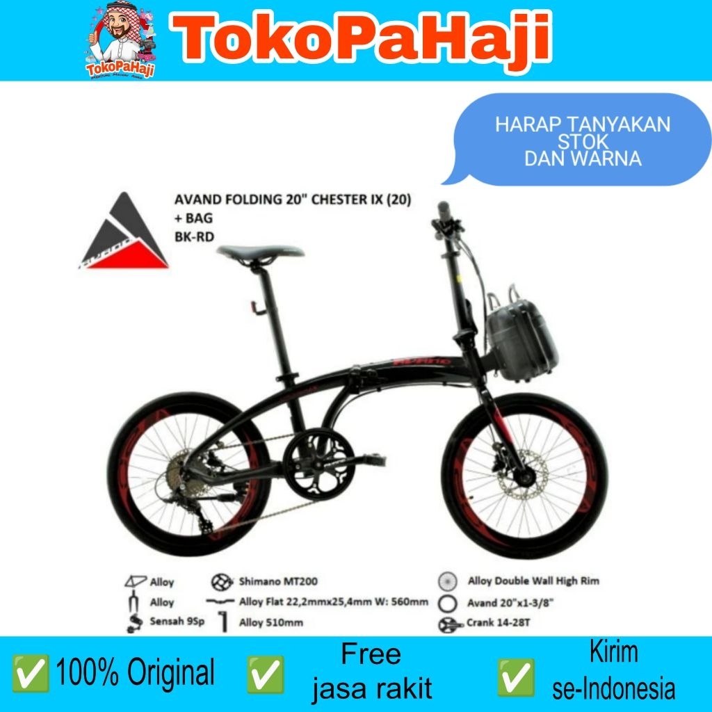 SEPEDA FOLDING/LIPAT UNITED AVAND TREMOR MORTEIN