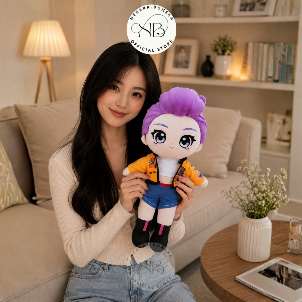 Jual Boneka Kpop Demon Hunter Rumi Mira Zoey 40cm Mainan Kado Hadiah ...
