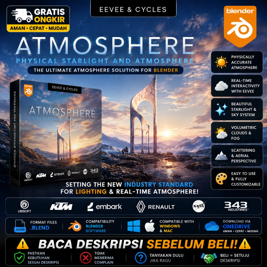 3D Blender - Physical Starlight and Atmosphere v1.9.4 - Addon - 020726