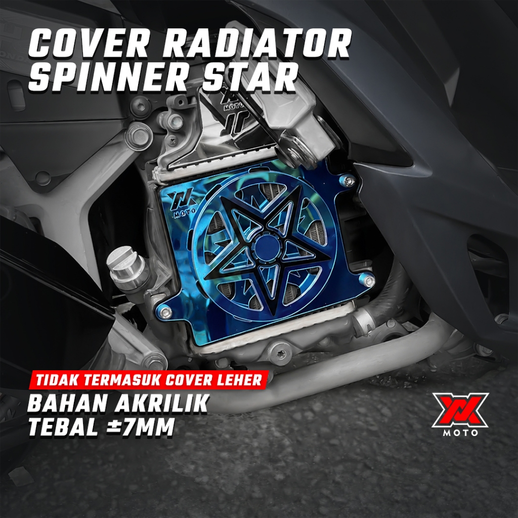 Jual AVMOTO Cover Radiator Spinner Bintang STAR Vario Nmax Aerox Lexi ...