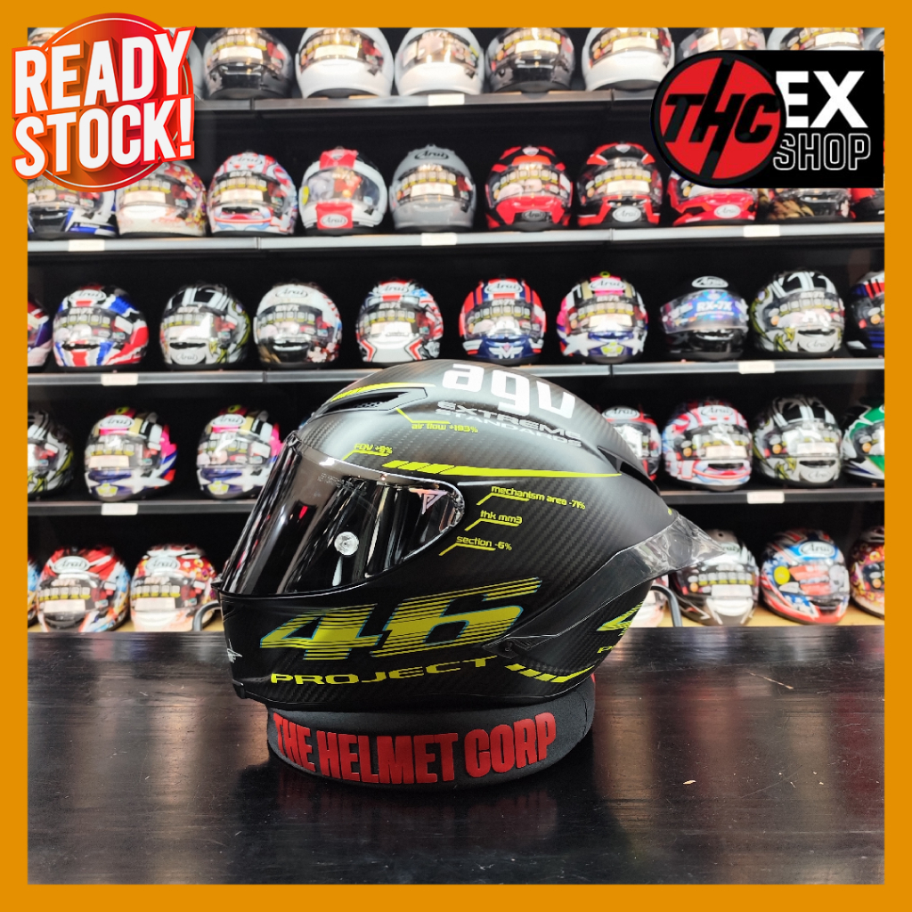 Jual HELM AGV PISTA GP 46 PROJECT V2 SIZE XL ASIAN 2ND FULL FACE