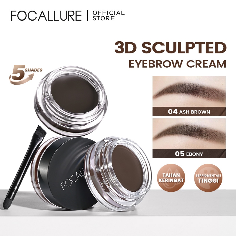 Focallure Waterproof Eyebrow Cream Quick Dry Longlast