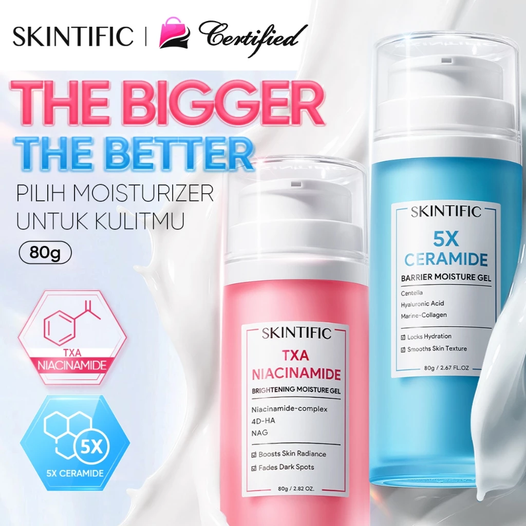 Skintific 80g Moisturizer Niacinamide Brightening
