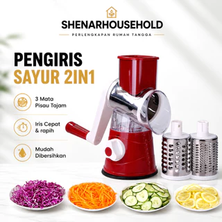 SHENAR , PENGIRIS SAYUR BUAH ALAT POTONG  MESIN SAYUR PARUTAN SAYUR DAPUR ALAT SERBAGUNA ALAT PEMOTONG DAPUR BUAYH SAYUR 3D MULTIFUNGSI PARABOT PISAU LADING - BISA COD