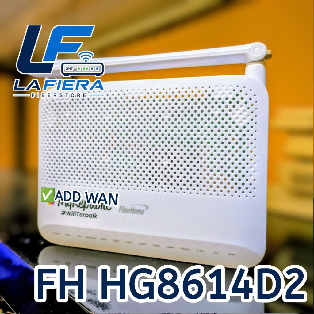 Jual Modem Fiberhome HG6145D2 dan FH HG6543D ADD WAN BARCODE 1 | Shopee ...