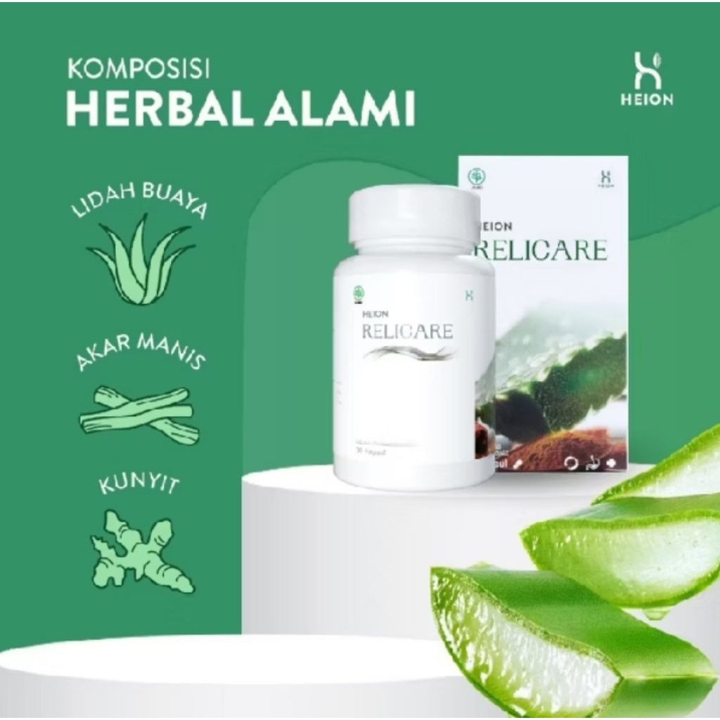 PROMO-HEION RELICARE ISI 30 KAPSUL OBAT ASAM LAMBUNG DAN MAAG SUPLEMEN ORIGINAL