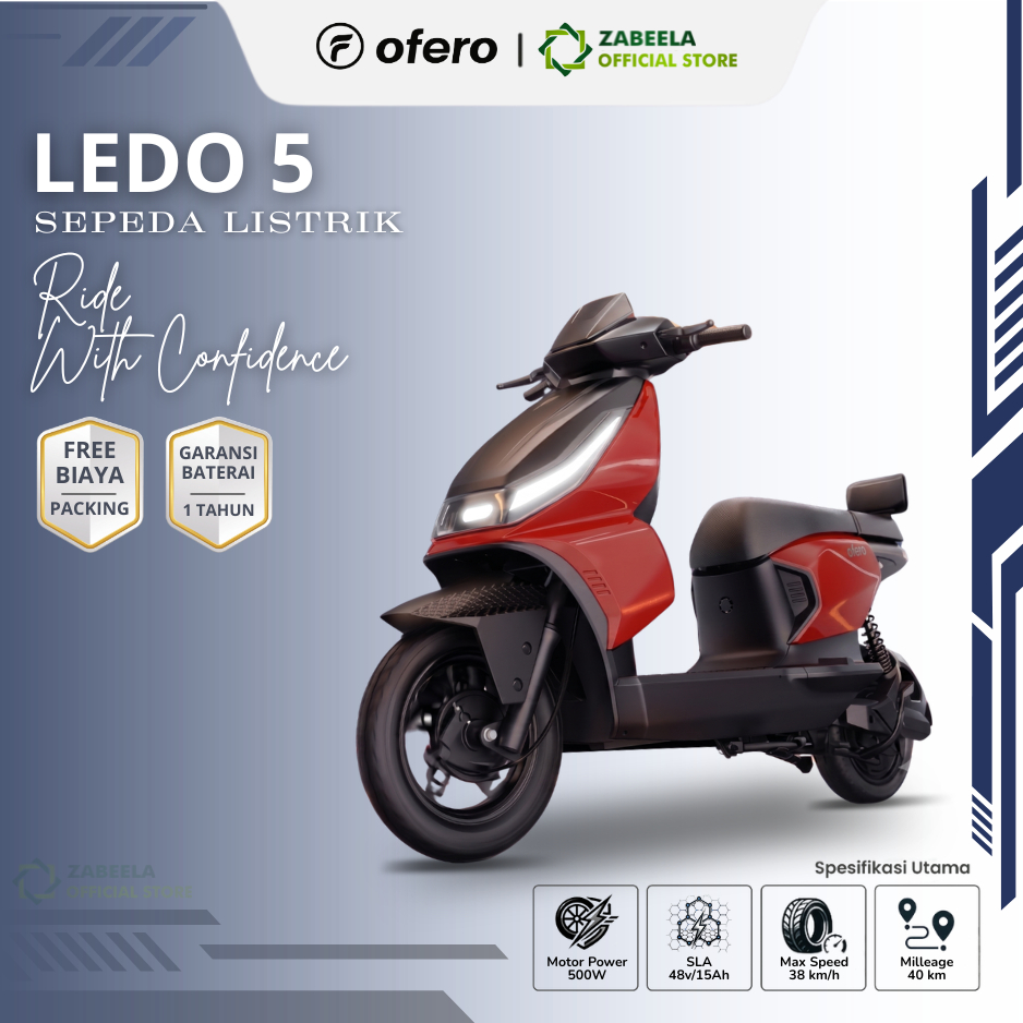 OFERO Ledo 5 - Sepeda Listrik
