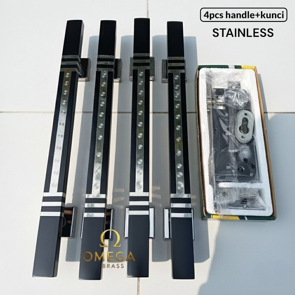 Handle pintu rumah stainless premium/gagang pintu minimalis