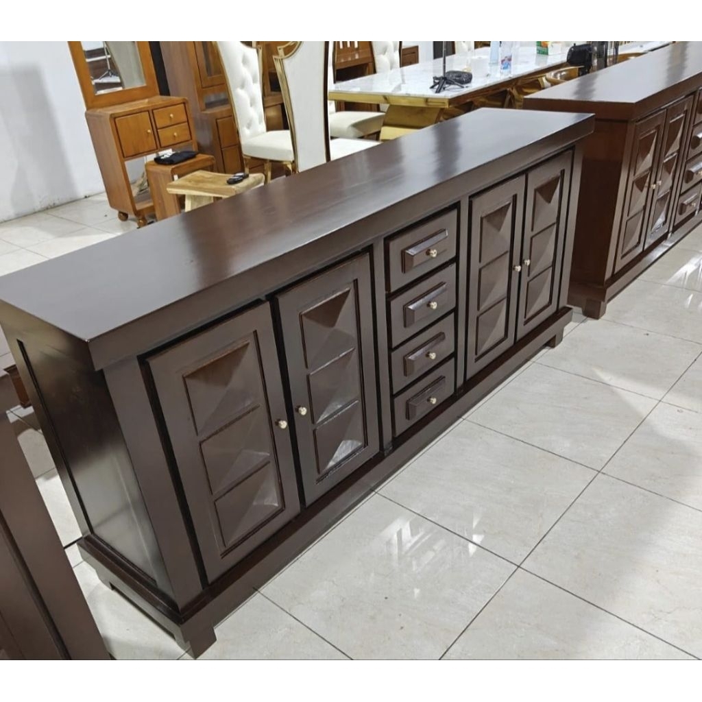 buffet tv minimalis kayu jati,buffet jati termurah,buffet tv jati jepara