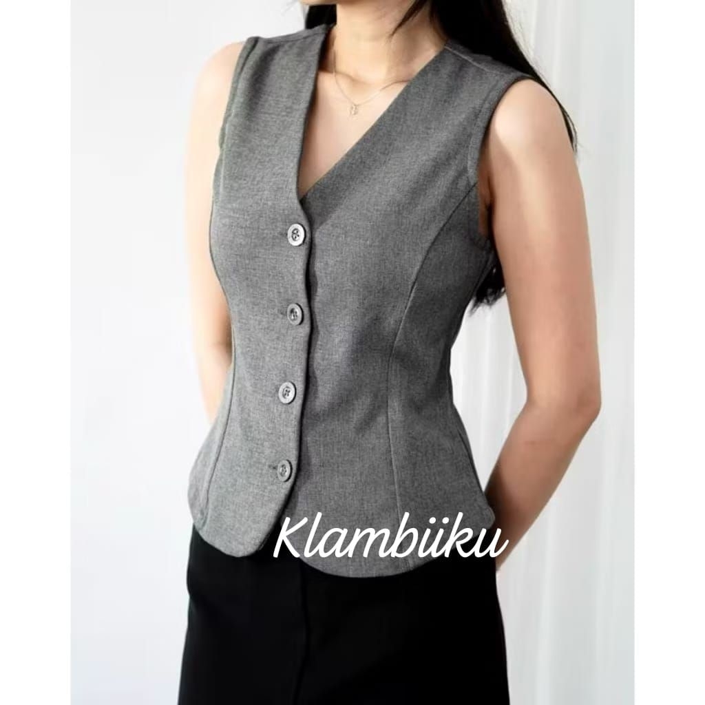 Jual Vest Aura rompi kekinian Atasan Premium | Shopee Indonesia
