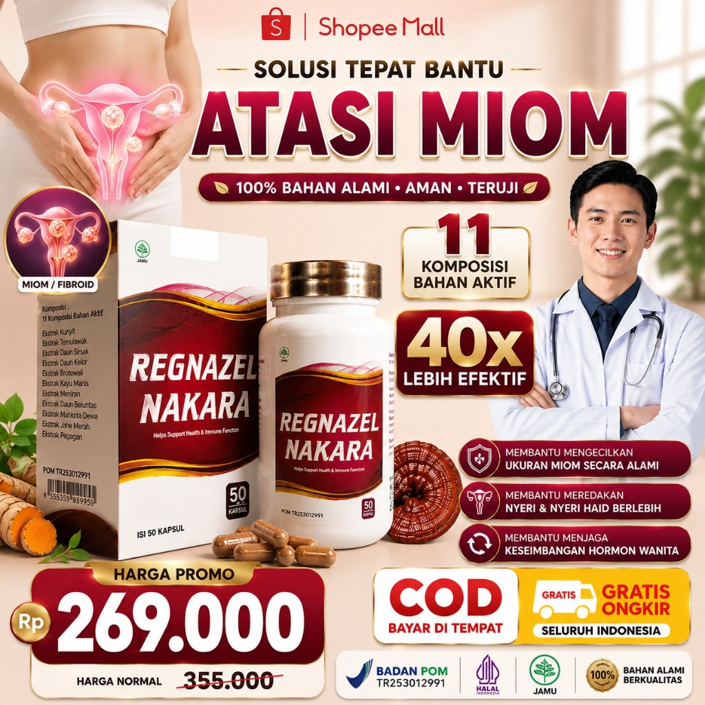 Obat Herbal Kanker Tumor Kista Miom - Kanker Serviks - Kanker Payudara - Regnazel Nakara Original