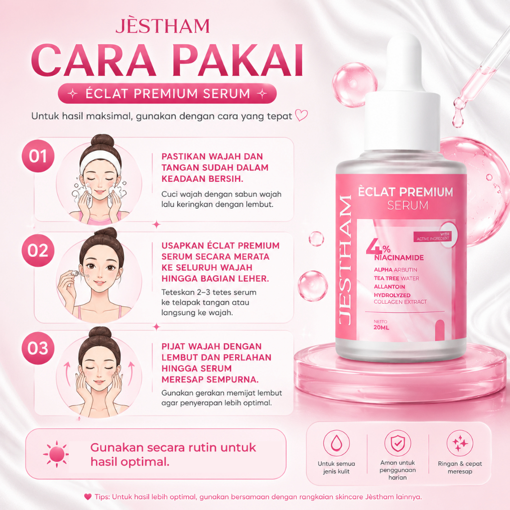 Jual Jestham Duo Eclat Premium Serum | Shopee Indonesia