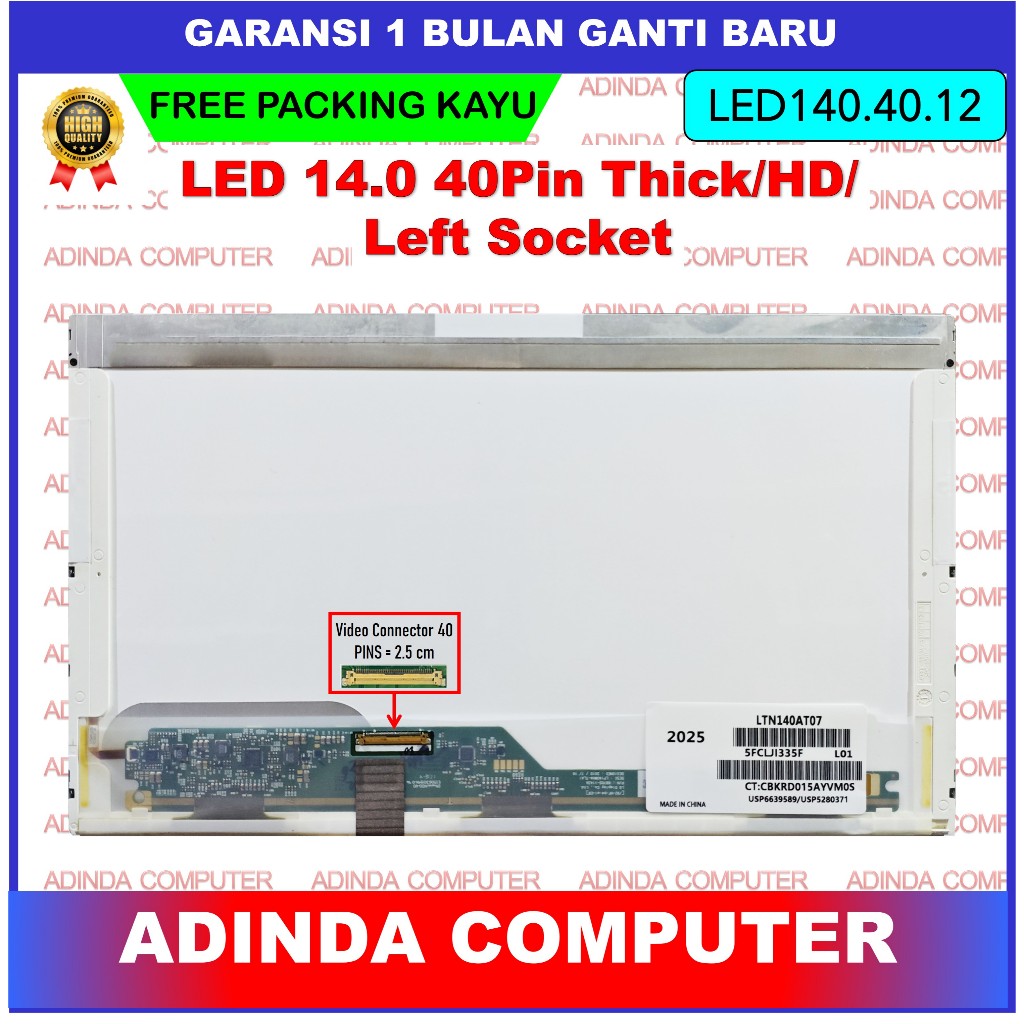 Jual LCD LED Samsung 14 Inch Tebal 40 Pin | Shopee Indonesia
