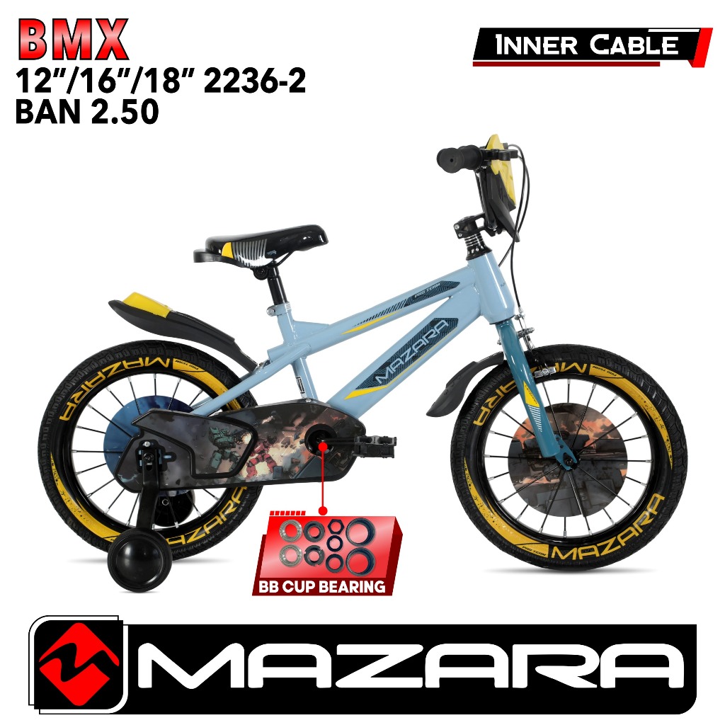 Jual Sepeda Anak Laki BMX ATLANTIS MERAPI / MAZARA 2236-2 Ukuran 12 16 ...