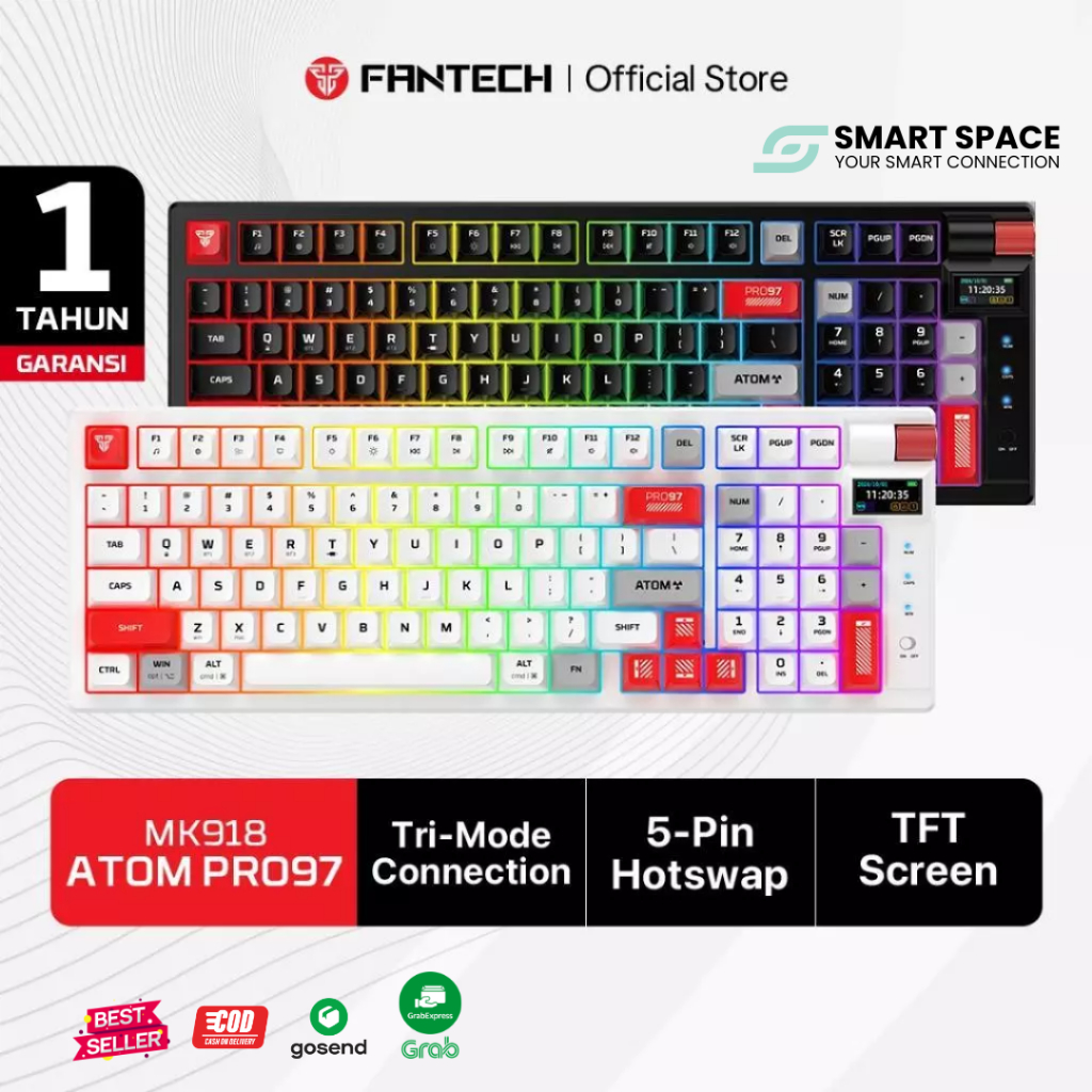 Jual Fantech ATOM PRO SERIES Wireless Keyboard Mechanical Gaming ...