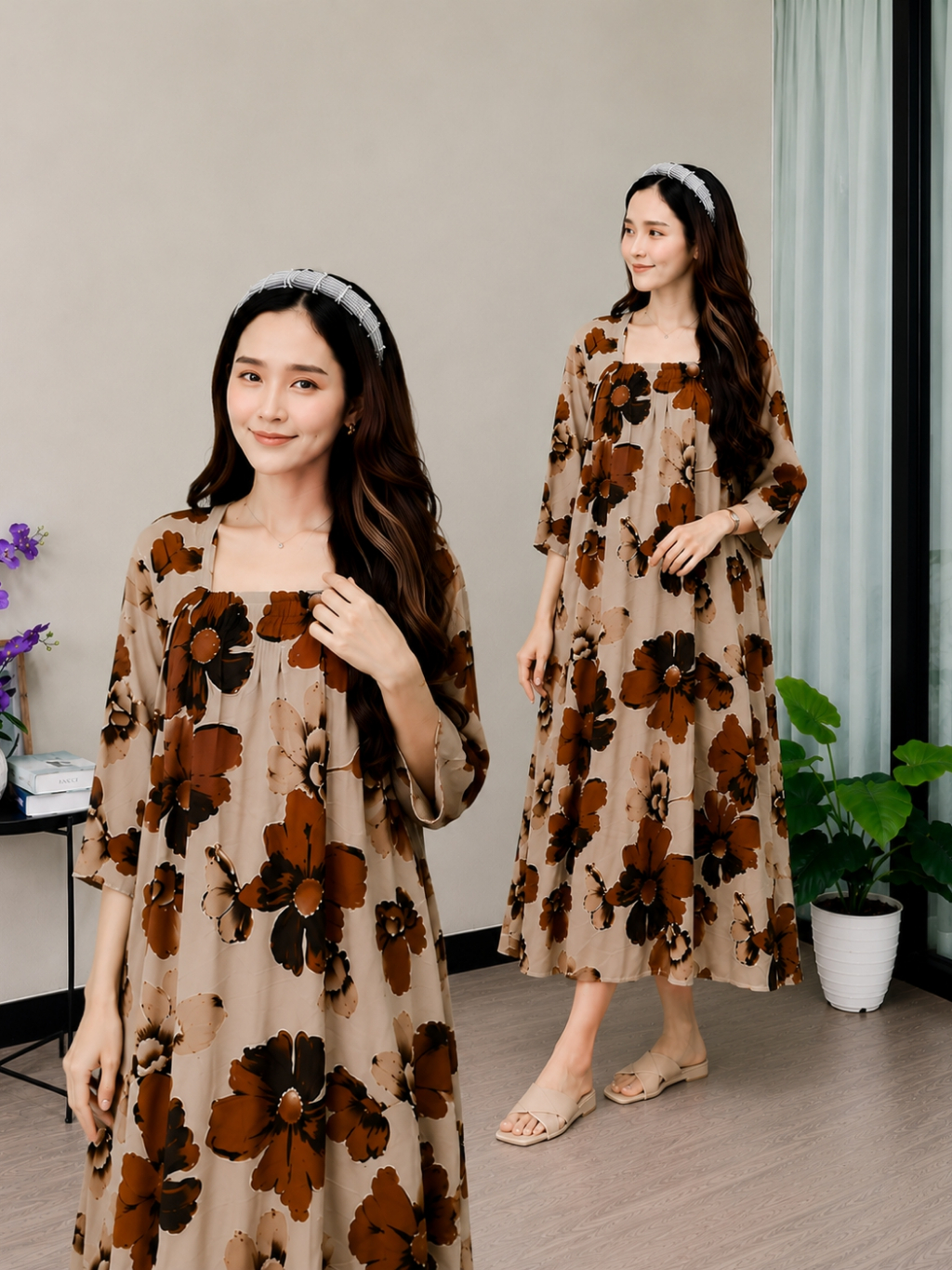 Daster Fuji Jumbo LD 120 - Daster Rumahan Wanita Rumah Fashion Homewear