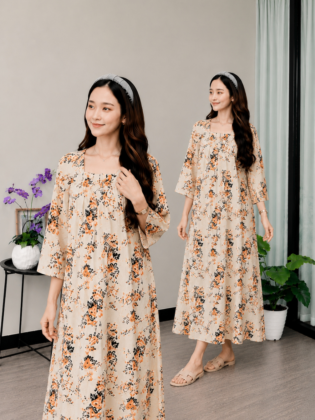 Daster Fuji Jumbo LD 120 - Daster Rumahan Wanita Rumah Fashion Homewear foto 4