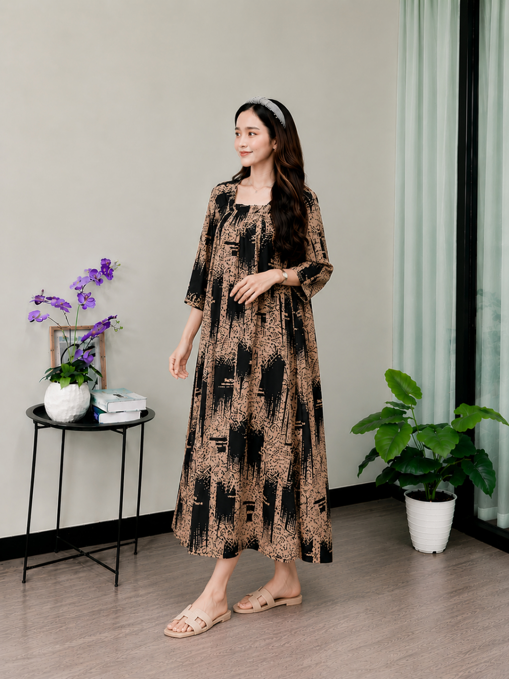 Daster Fuji Jumbo LD 120 - Daster Rumahan Wanita Rumah Fashion Homewear foto 7