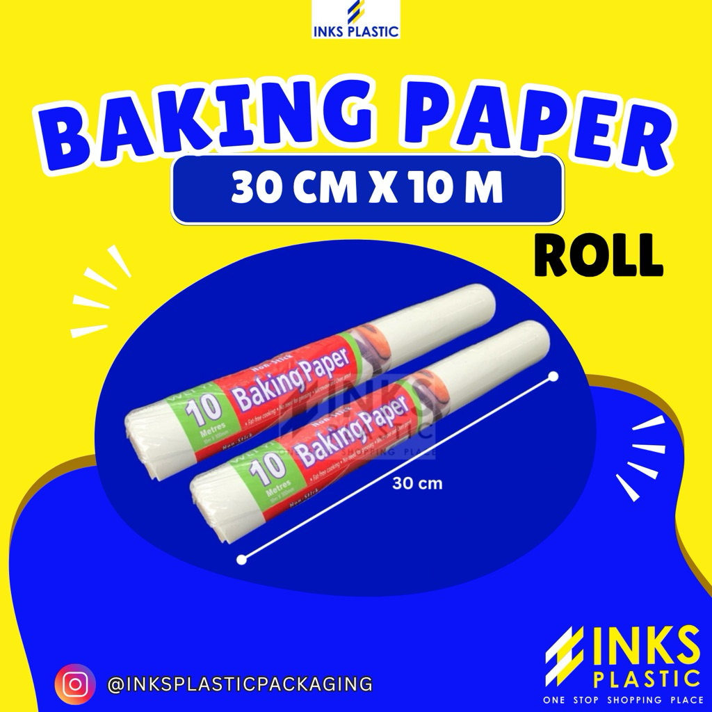 Jual BAKING PAPER KERTAS ROTI ROLL 30 CM | Shopee Indonesia