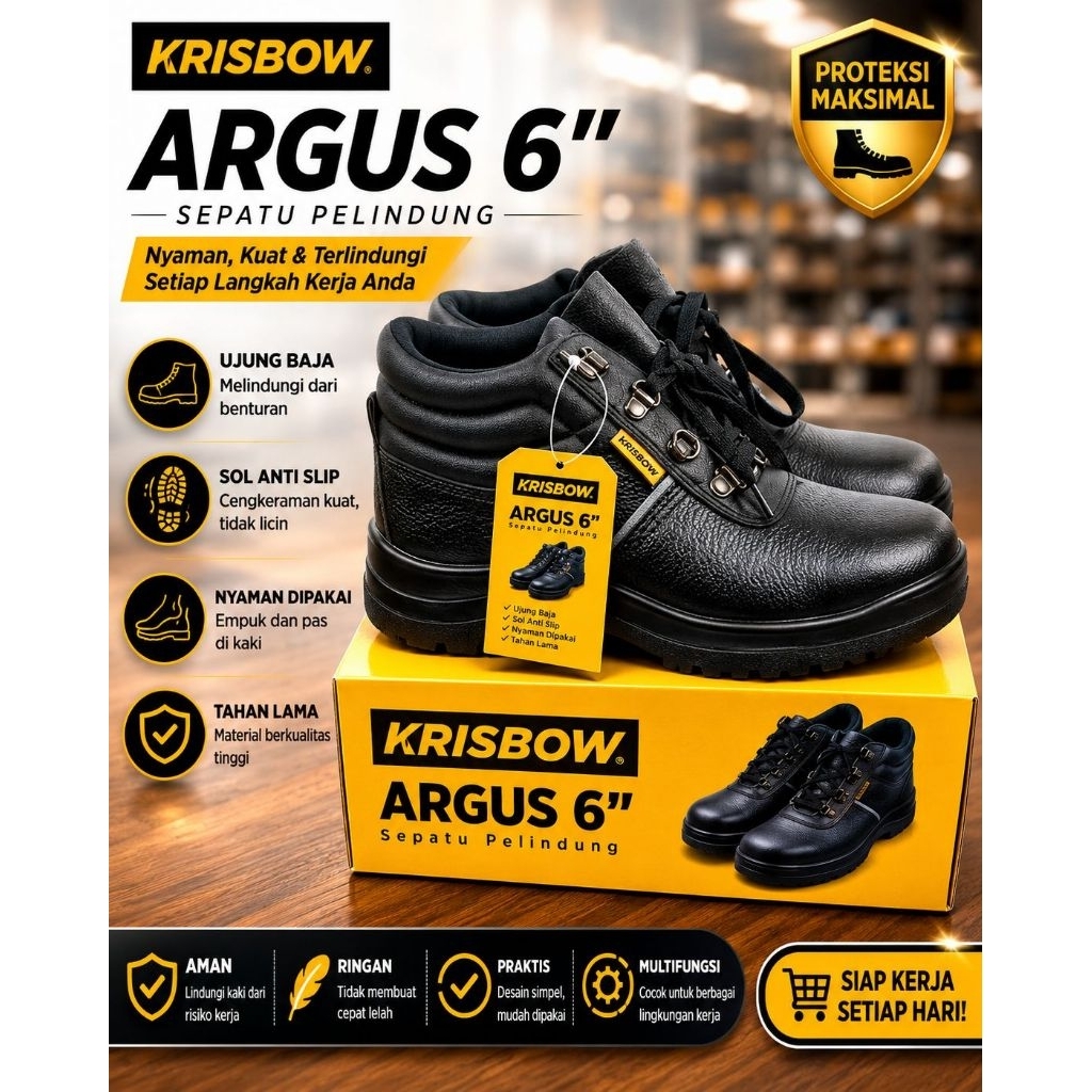 Jual Krisbow Sepatu Safety Terlengkap & Harga Terbaru Agustus 2026 ...