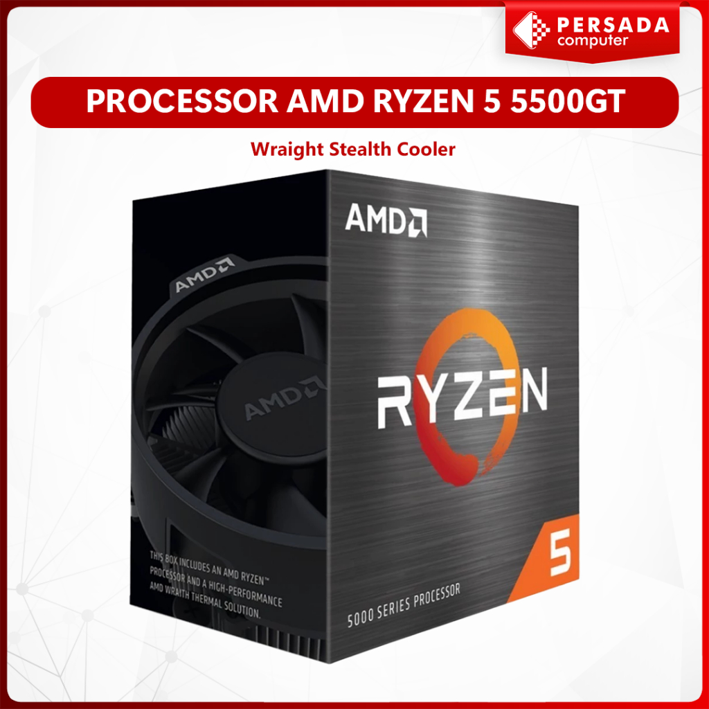 Jual Processor AMD Ryzen 5 5500GT Wraight Stealth Cooler | Shopee Indonesia