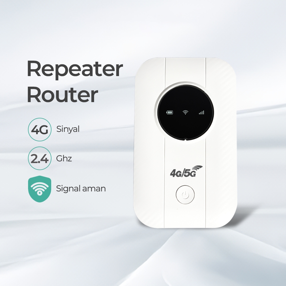 Router mini router nirkabel 4G, 300Mbps Wi-Fi portabel seluler, slot kartu sim modem MIFI LTE