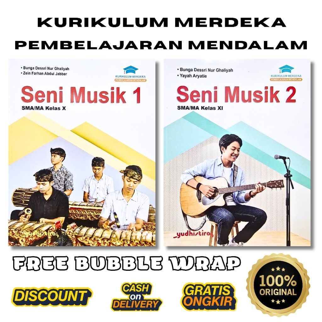 Jual Buku Seni Musik Kelas 10 11 12 SMA Revisi PM Yudhistira Kurikulum ...