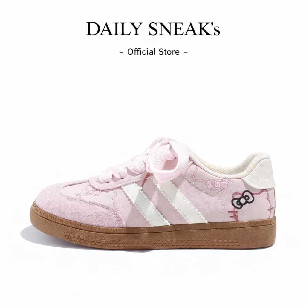 Jual Daily Sneaks - Sneakers Hello Kitty Sepatu Wanita Kekinian Sneaker ...