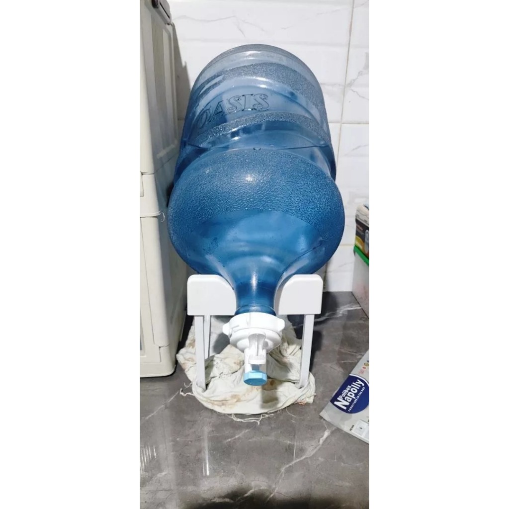 Jual Dispenser Galon Manual Zen Stand Besi Lipat | Rak Penyangga Galon ...
