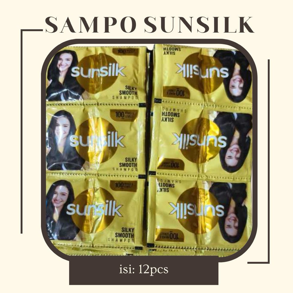 Jual [ 1 RENCENG ] SHAMPOO SUNSILK KUNING / SAMPO SUNSILK SILKY SMOOTH ...