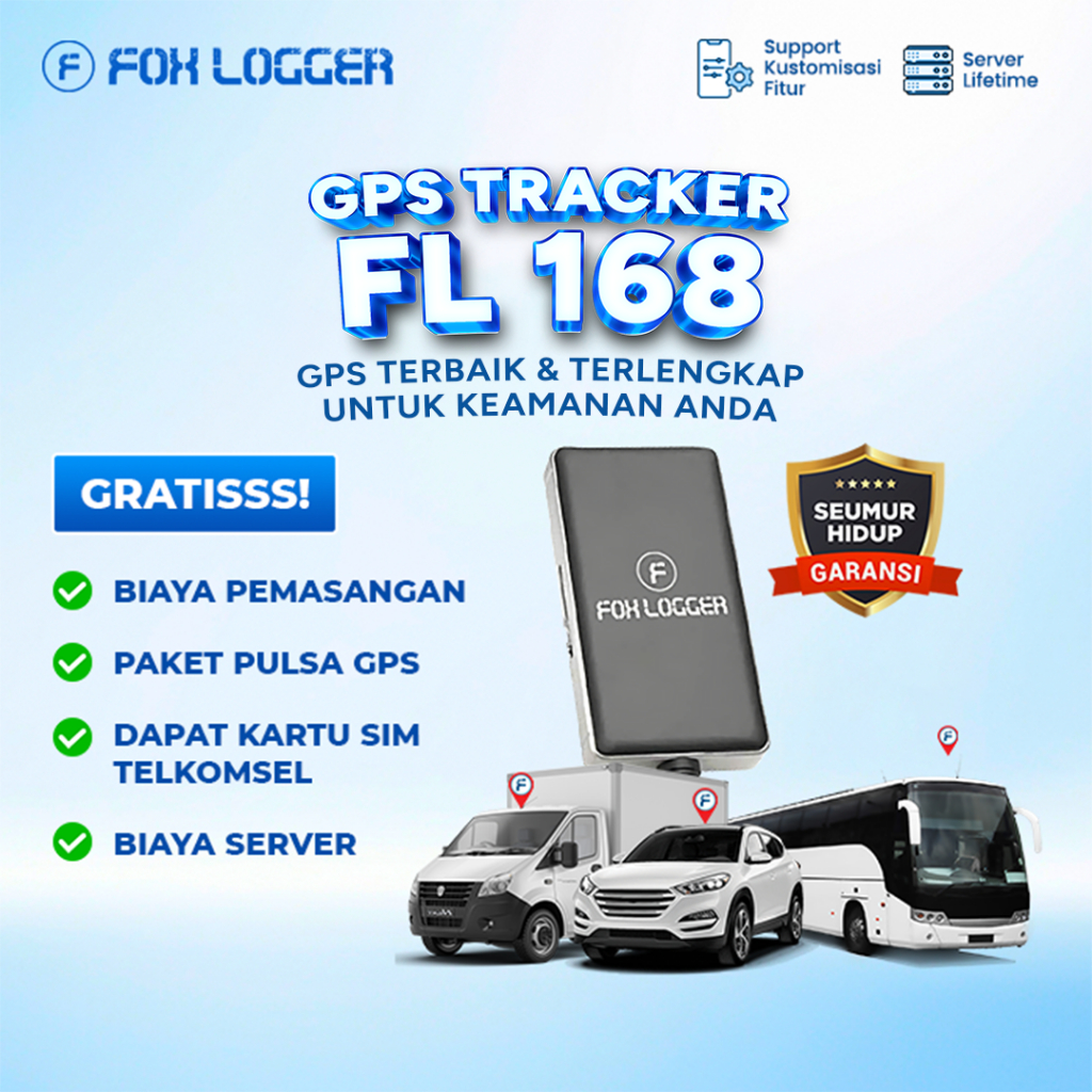 Jual Fox Logger Gps Mobil Terlaris Fl-168 Tanpa Pasang | Shopee Indonesia