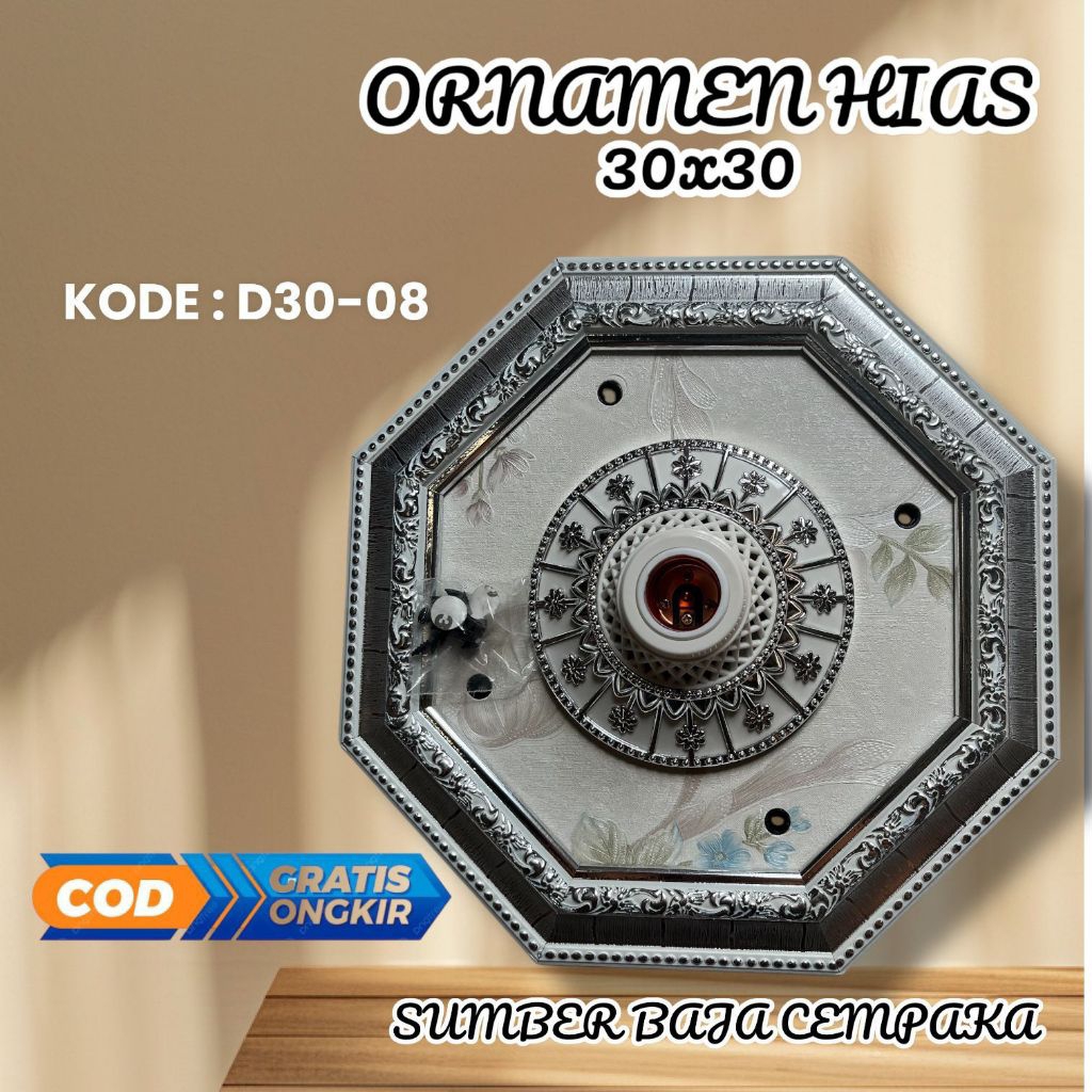 Jual fitting lampu ornamen mudah pemasangan anti merambat api ukuran ...