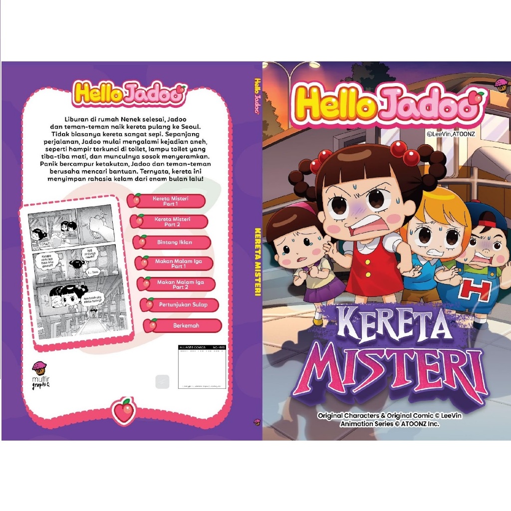 Jual Komik Hello Jadoo: Kereta Misteri - Buku Komik Anak Muffin ...