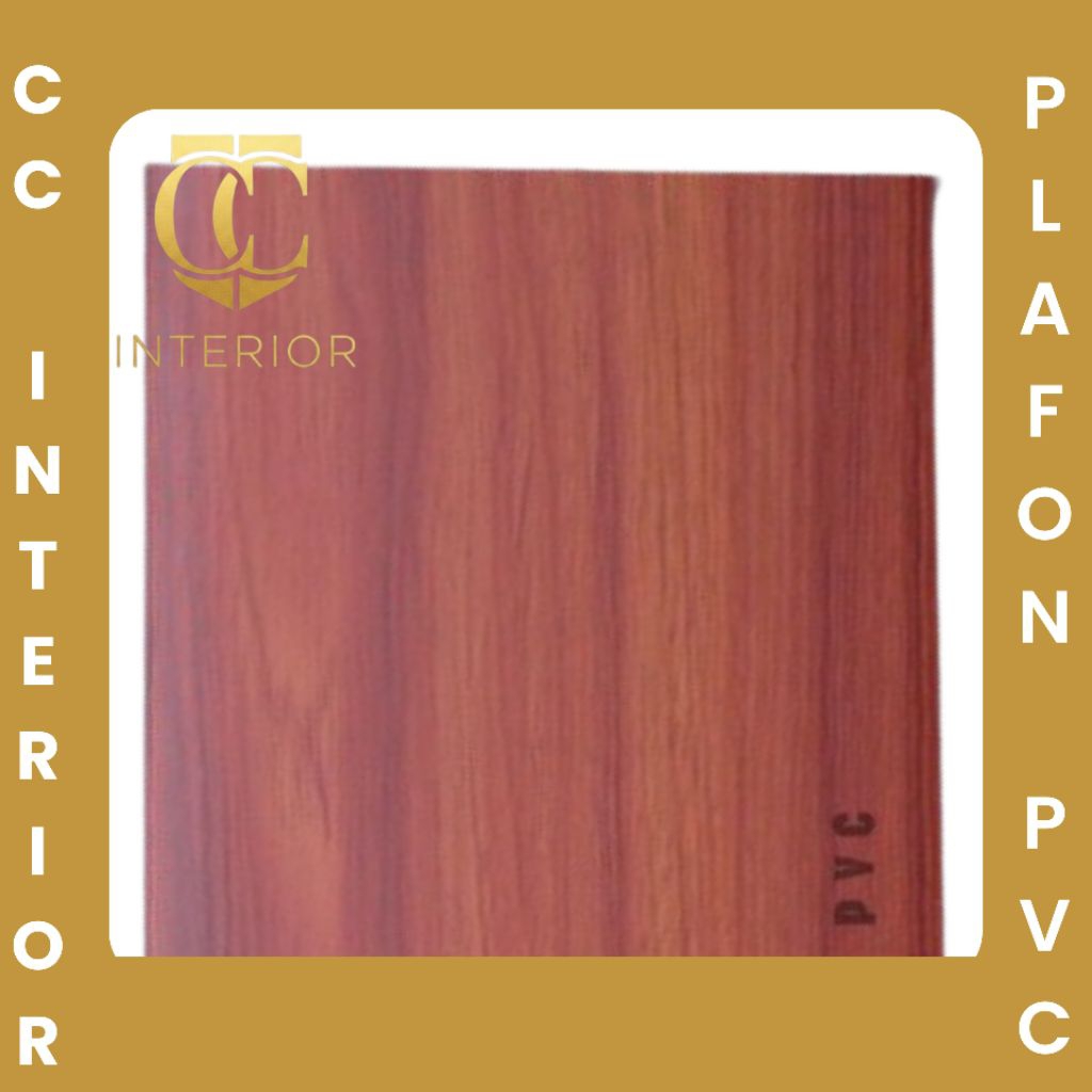 Jual Plafon Pvc Perlembar Doff Laminate Serat Kayu Tebal 8 mm -FINIX ...