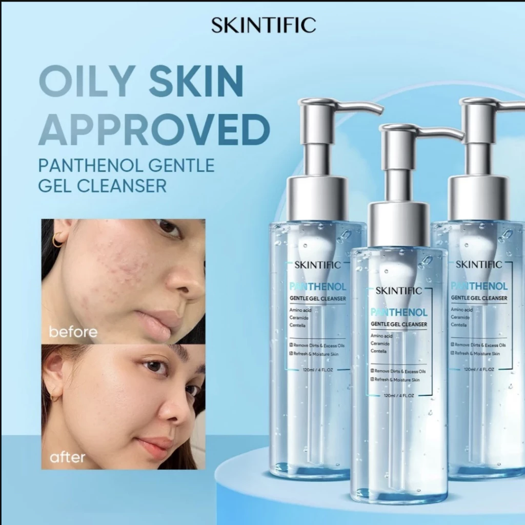 Skintific Panthenol Gel Cleanser 120ml Hydrating