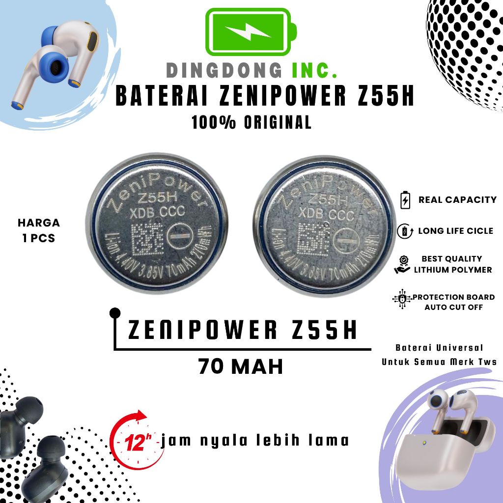 Original 3 6B 100% Z55h Z55 New Battery For Sony Wf-1000Xm3,Wf-1000Xm4