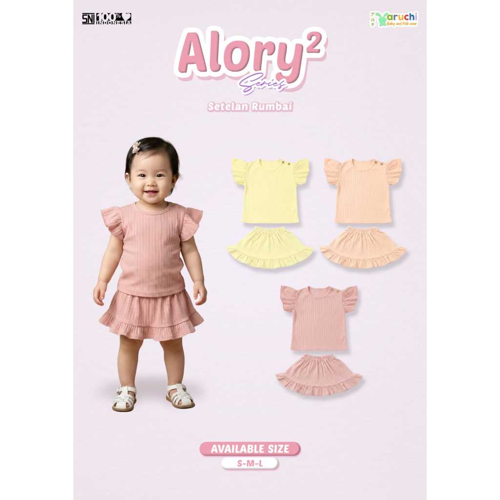 Jual Aruchi Setelan Rumbai Alory 2 Fumiko Series / Hamiko Series ...