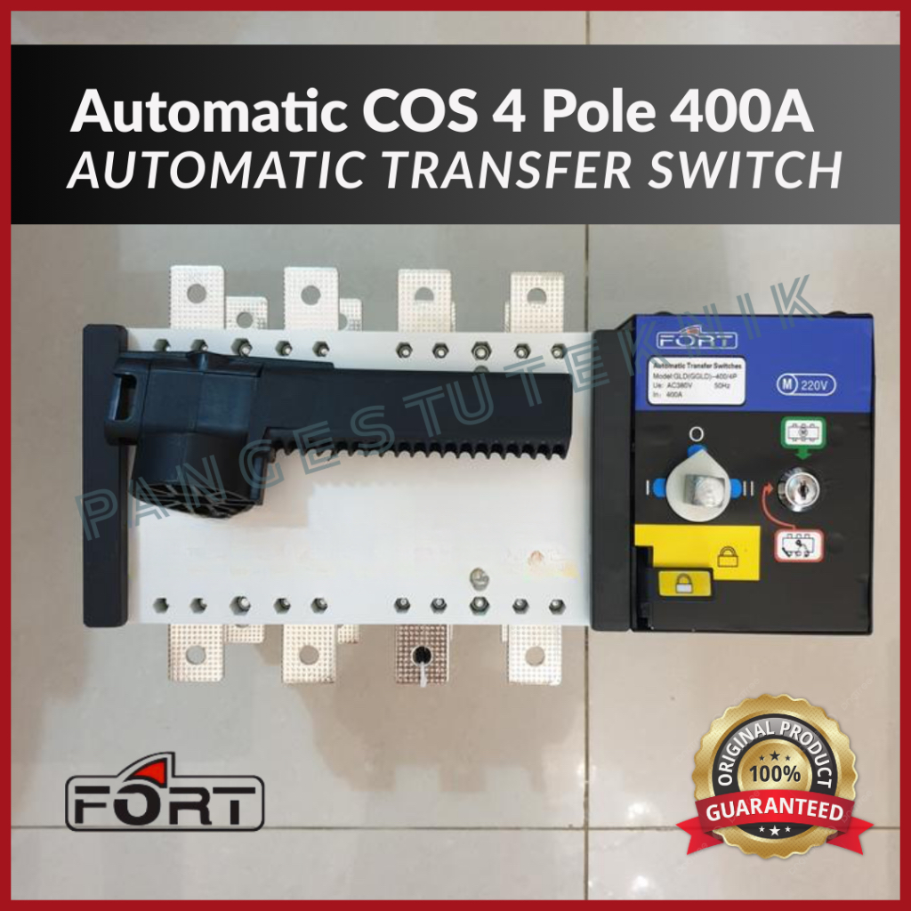 Jual Automatic motorized Change Over Switch 400A 4P FORT ATS COS ...